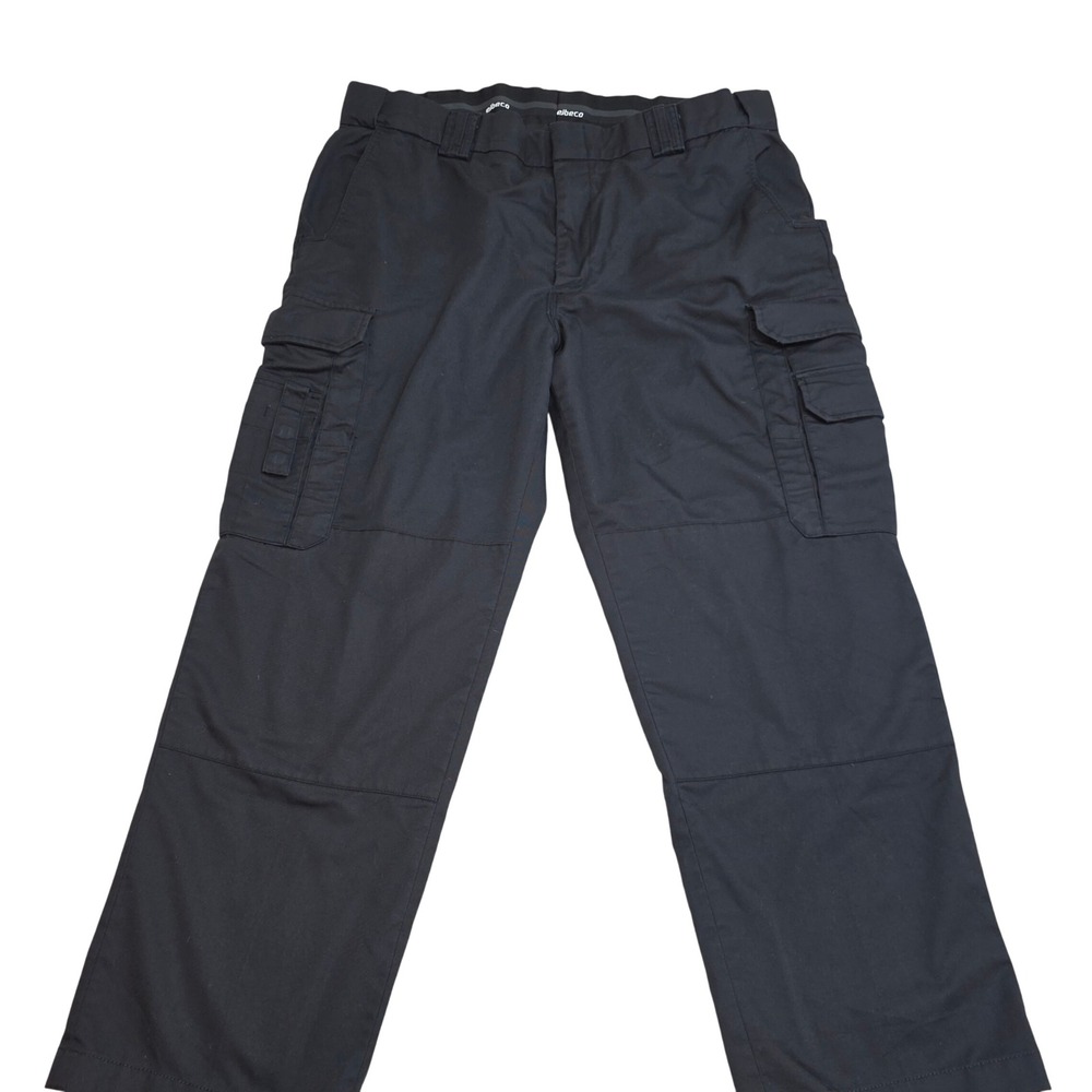Elbeco Tek3 Mens Black Cargo Tactical Uniform Pants 44R Stretch Waist E2144R